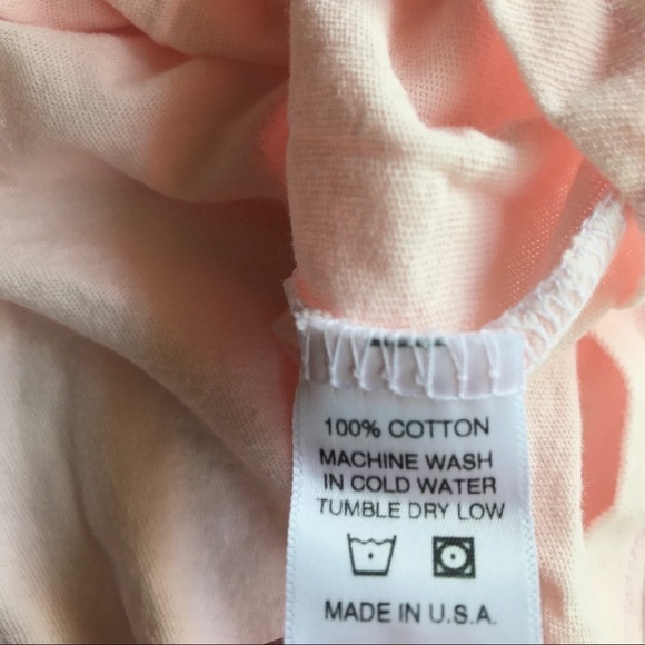 good hYOUman Female light pink relaxed fit cut-out distressed t-shirt - Picture 4 of 10